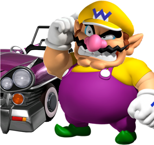 -victory Phrase Mario Party & Mario Party - Mario Kart Wario Png (530x528), Png Download