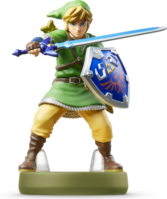 Skyward Sword Amiibo Figure - Skyward Sword Link Amiibo (335x400), Png Download