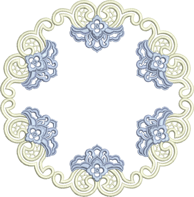 Embroidery (661x669), Png Download