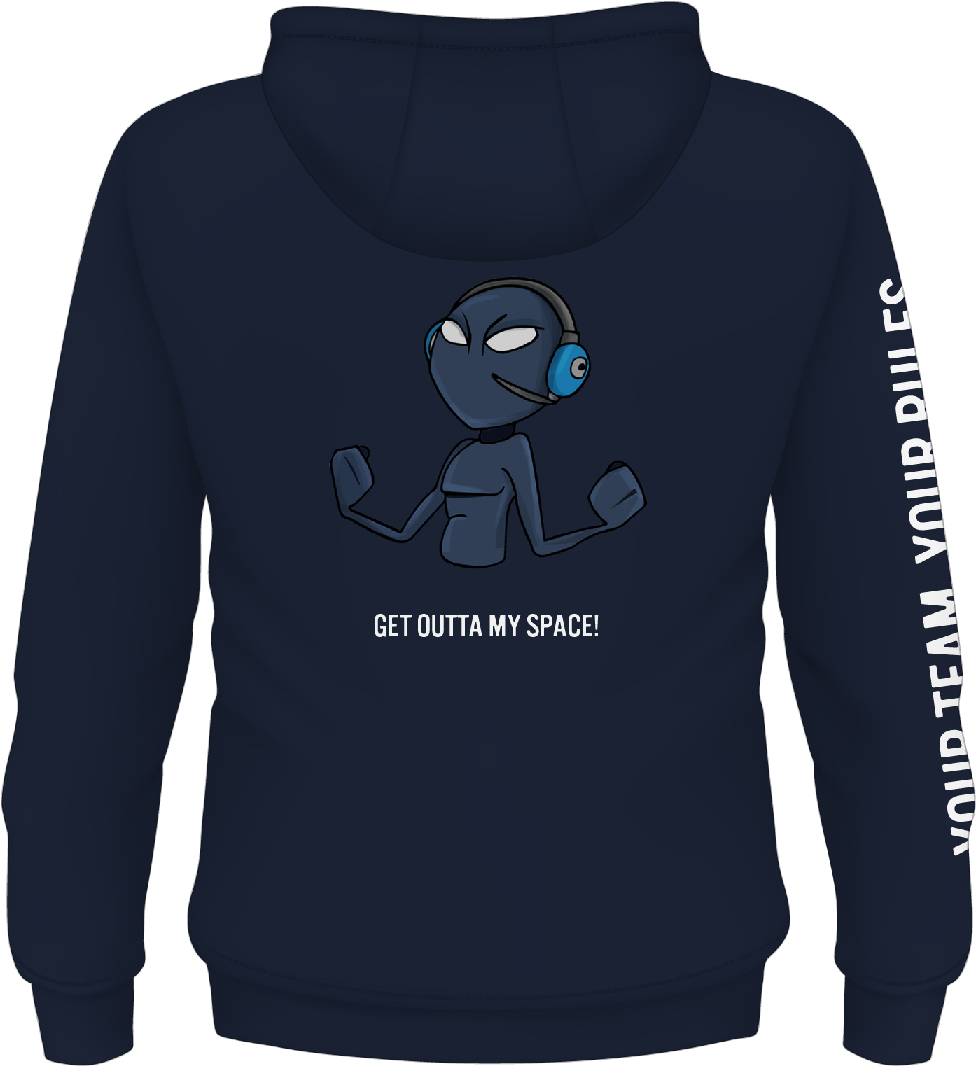 "tim Speak" - Hoodie (1448x1641), Png Download