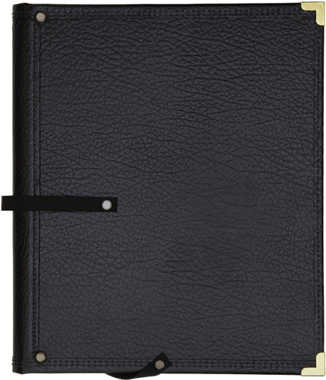 The Standard Black Folder - Leather (800x563), Png Download