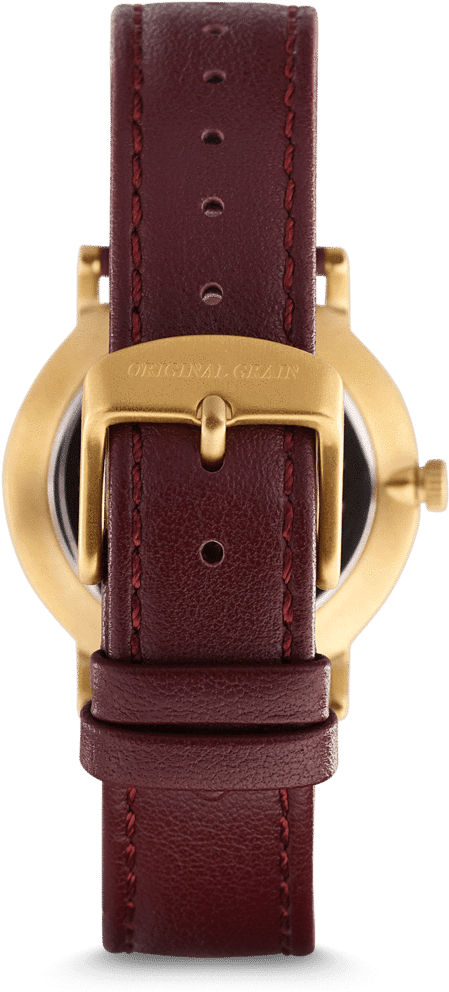 Aster Walnut Gold Womens Avalon 34mm - Original Grain Inc. (1024x1024), Png Download