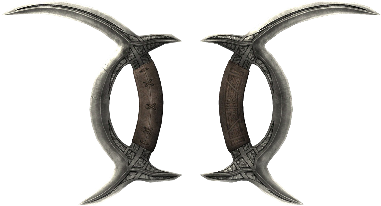 Deer Horn Knives Wallpaper - Chinese Half Moon Blade (1304x715), Png Download