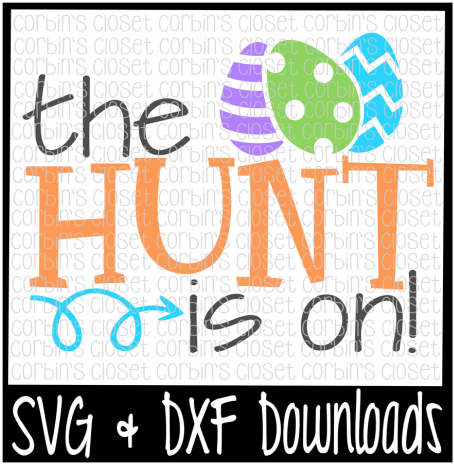 Easter Svg * Easter Egg Svg * The Hunt Is On Cut File - My Brother Is A Marine (720x480), Png Download