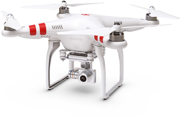 Dji Phantom2 Vision Plus - Dji Phantom 2 + Gimbal For Gopro Hero 4 (640x640), Png Download