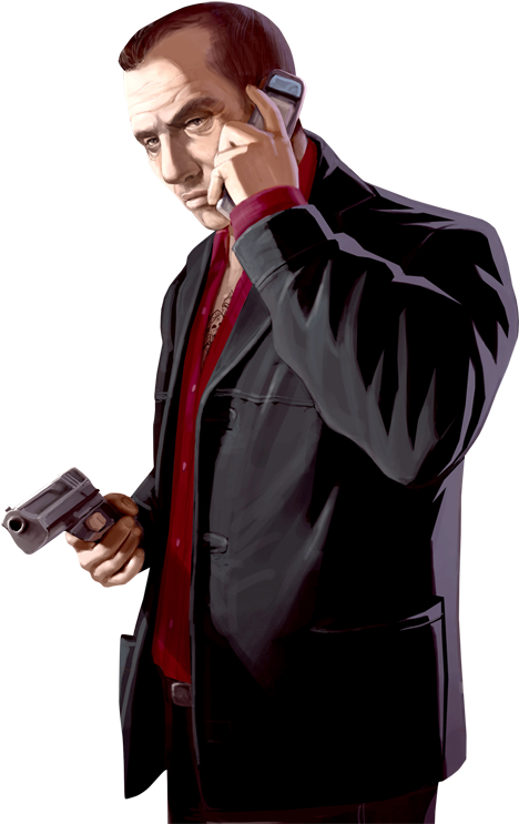 Highlight This Box With Your Cursor To Read The Spoiler - Mikhail Faustin Gta Iv (508x779), Png Download