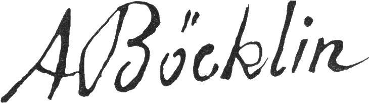 Arnold Böcklin Signature - Böcklin Signatur (758x272), Png Download