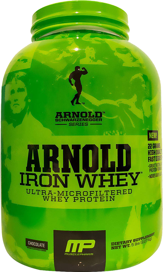 Arnold Series Iron Whey 5 Lb - Arnold Iron Whey - Chocolate - 5lbs (1000x1000), Png Download