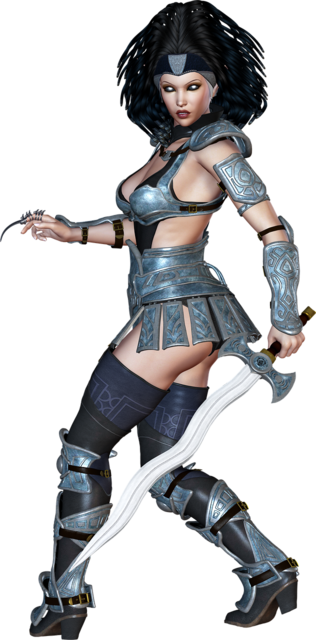 Warrior Battle War, Beauty Fashion - Black Female Warrior Png (316x640), Png Download