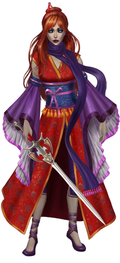 Female Dragon Warrior Costume - Cosplay (258x535), Png Download