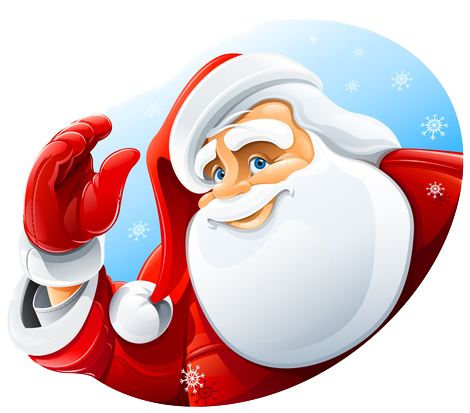 Central Georgia Santas - Happy Santa Claus Face Greeting Vector Shot Glass (500x429), Png Download