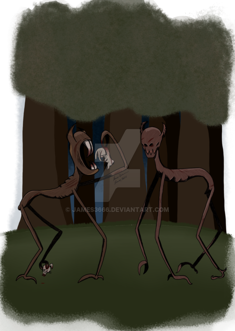 Creatures Of The Night - Cartoon (753x1060), Png Download