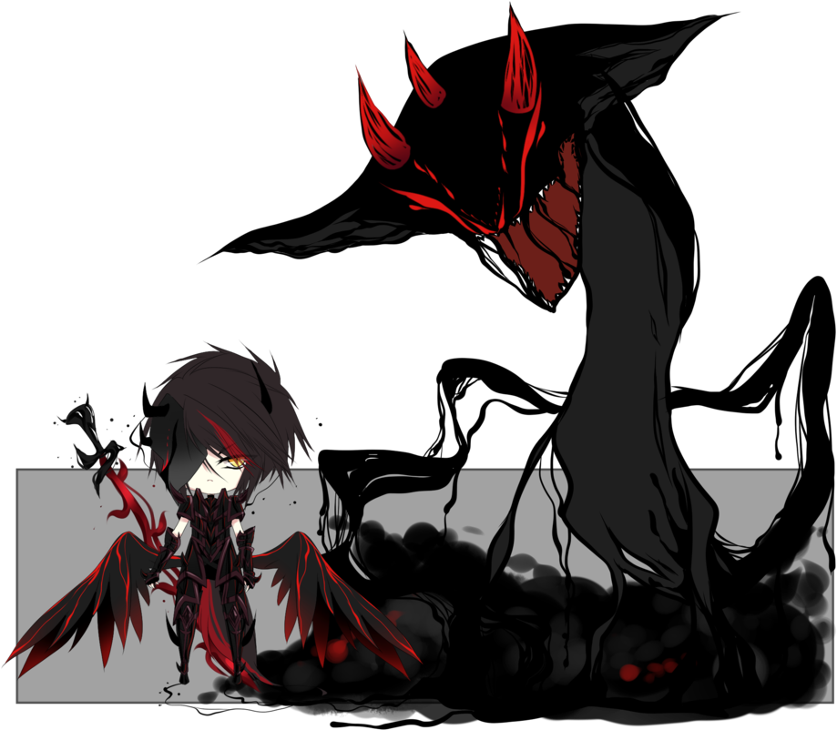 Monster Gift By Zereshi Character Design Pinterest - Shadow Monster Art (976x818), Png Download