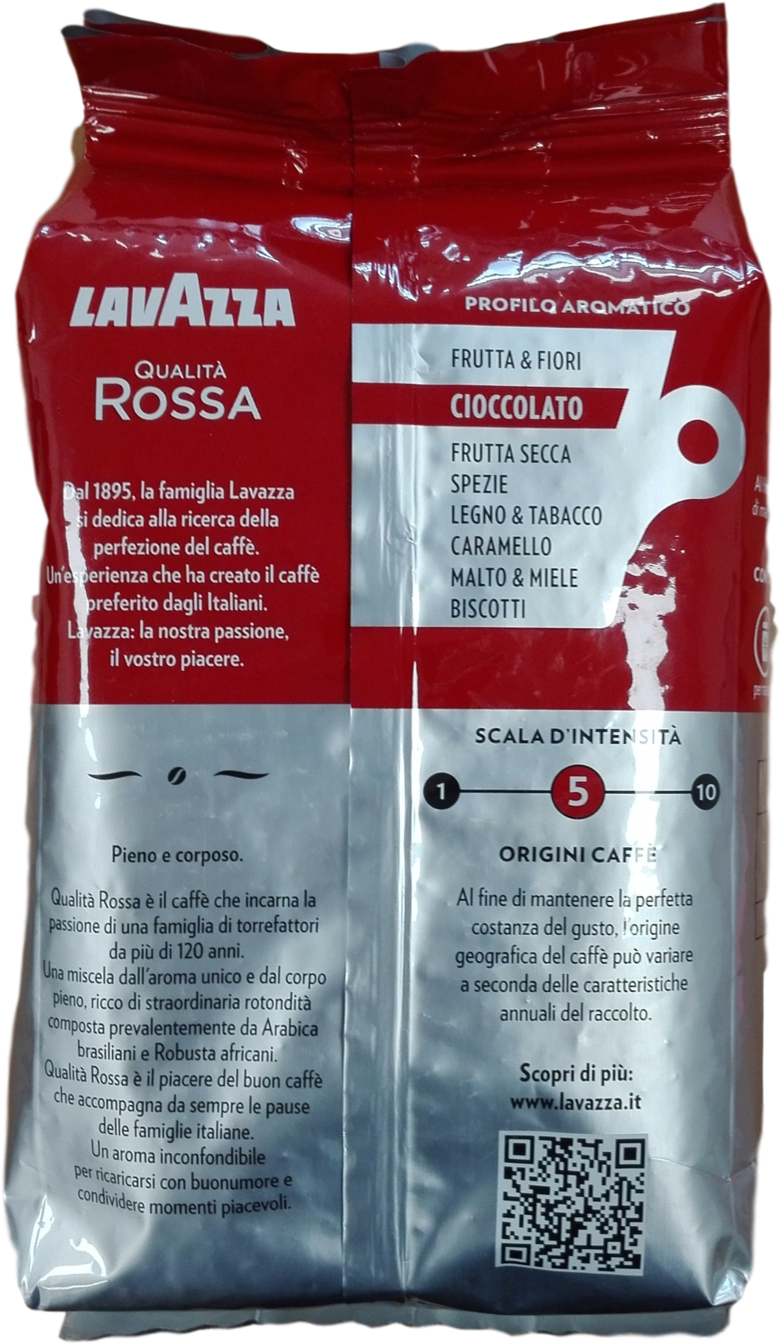 Lavazza Coffee Beans Kg 1 Rossa Red X - Lavazza Qualita Rossa Coffee Beans 1kg (2000x2000), Png Download