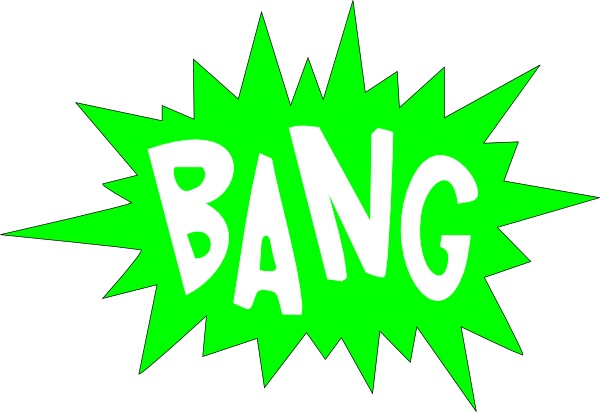 Penny Big Bang Clipart - Onomatopoeia Clipart (600x412), Png Download