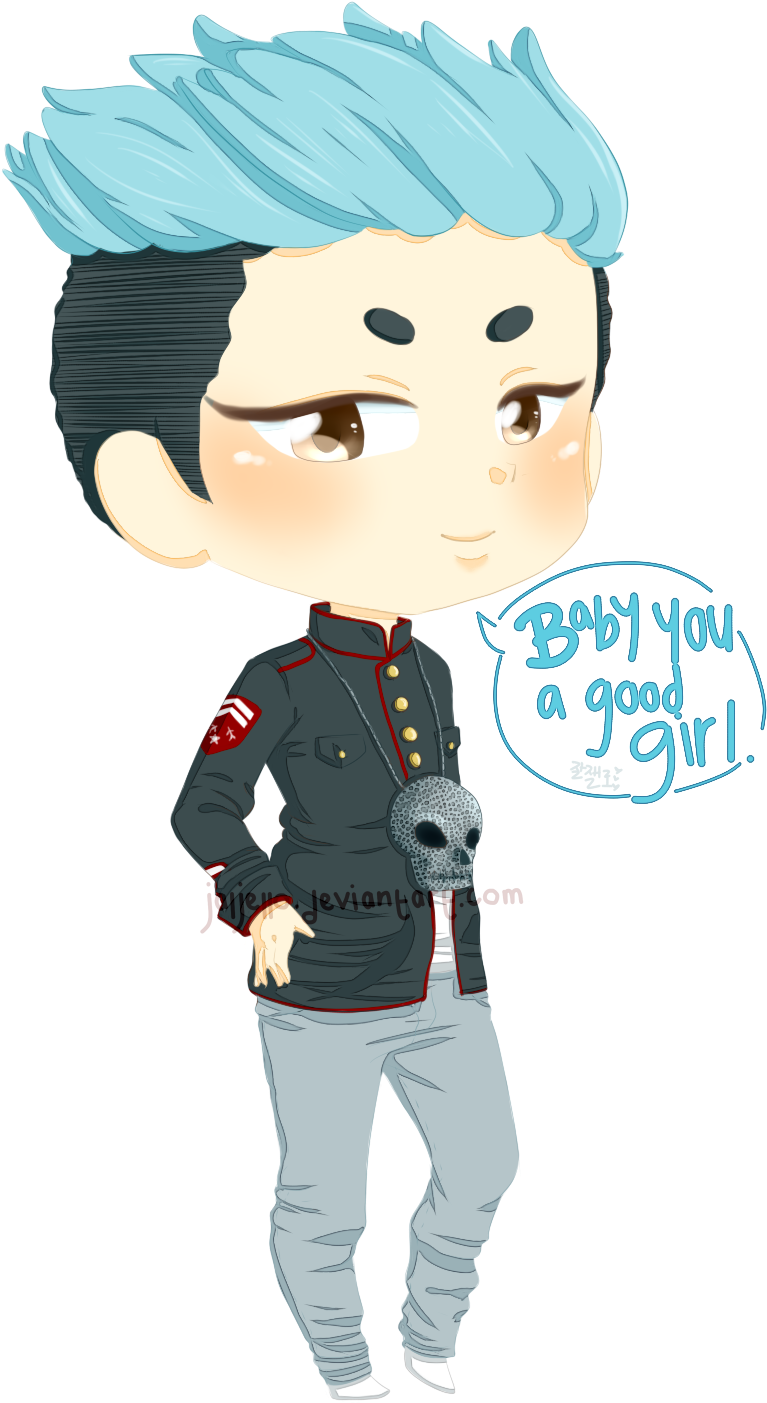 Png Free Bigbang Top By Jaljello - Cartoon (1050x1500), Png Download