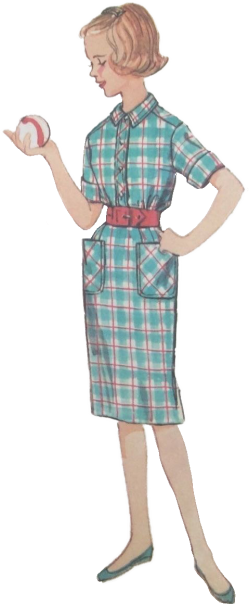 Now We've Arrived At The Early 60s, Where The Classic - Plaid (249x604), Png Download