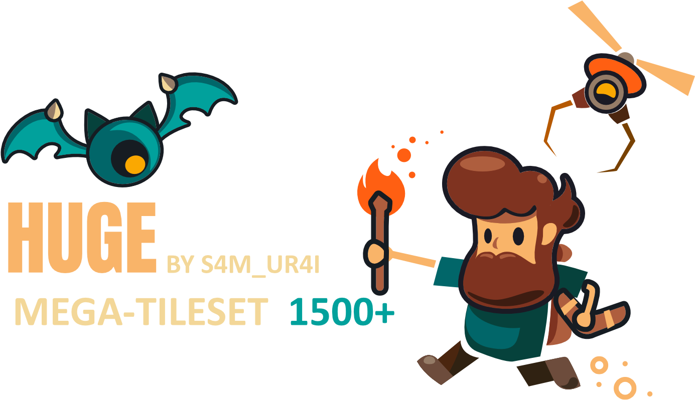 Https - //s4m Ur4i - Itch - Io/huge Pixelart Asset - Asset (1400x819), Png Download