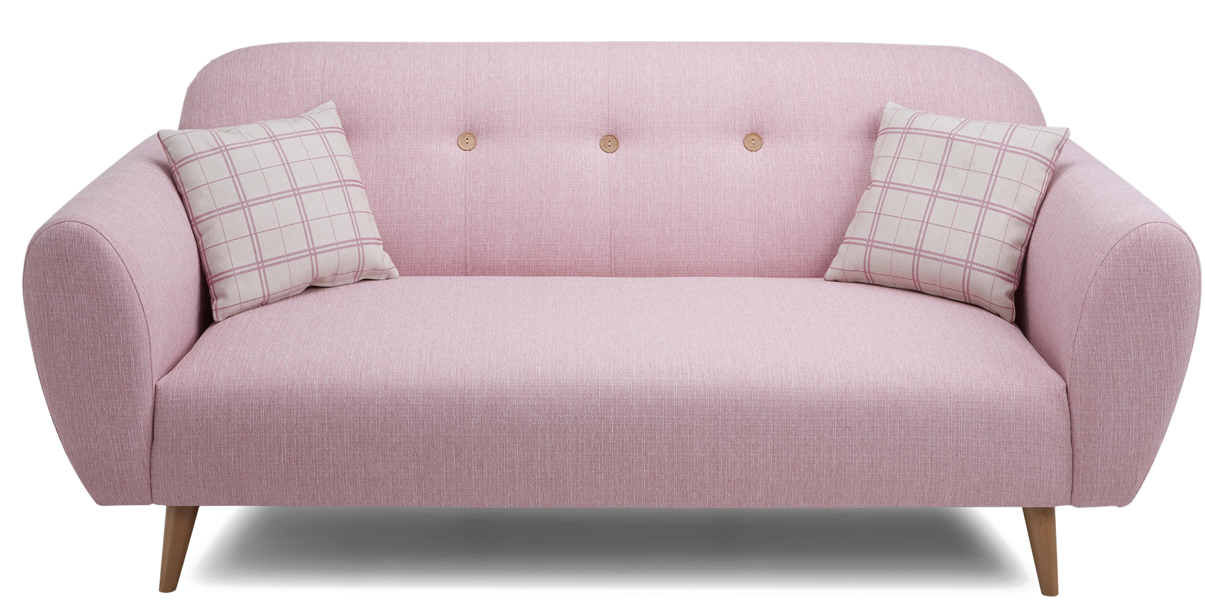 Sofa Bed Png Image - Dfs Pink Sofa (1800x955), Png Download