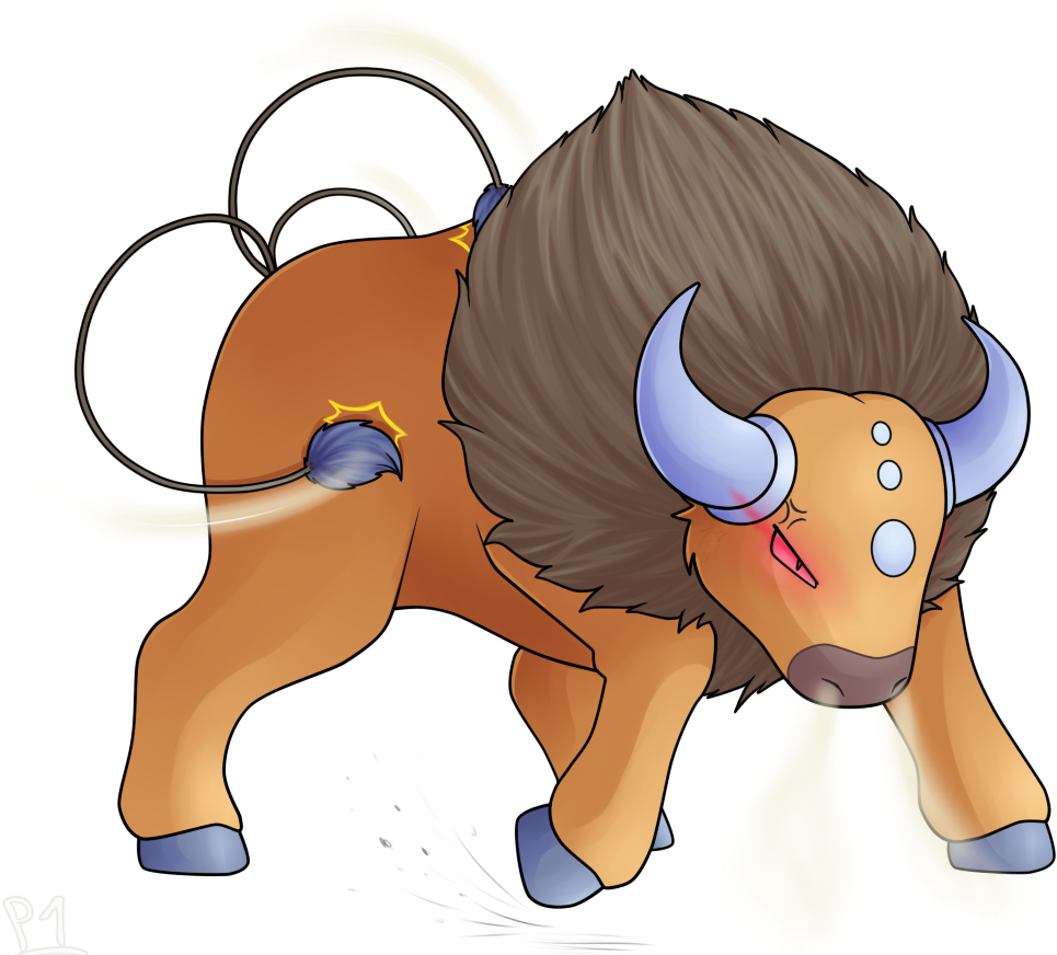 Tauros Used Rage By Illusionary Illumi - Cartoon (1003x884), Png Download