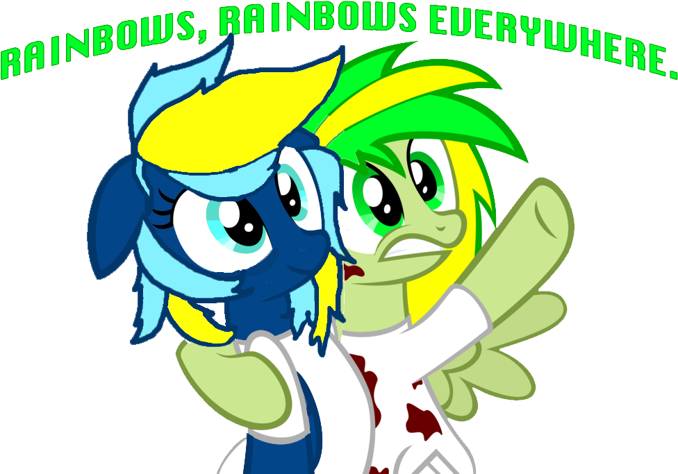 Fanmade Rainbow Rainbows Everywhere Stella - Mlp Rainbows Rainbows Everywhere (1003x797), Png Download