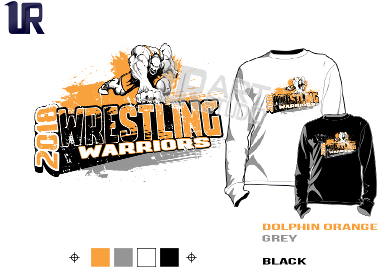 Wrestling Warriors Tshirt Vector Design Ready To Print - Hardcore T Shirt Design (756x535), Png Download