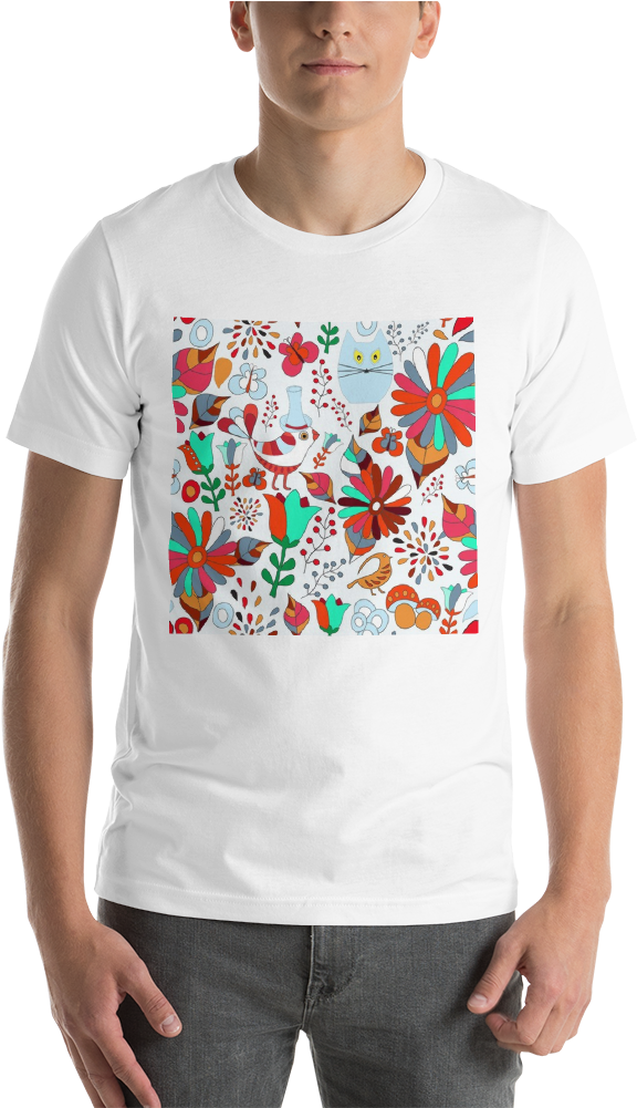 Unisex Short Sleeve T-shirt - T-shirt (1000x1000), Png Download