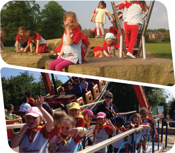 Rainbows Is Our Section For Girls Aged Five To Seven - Rainbows (585x520), Png Download