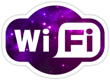 "galaxy Wifi" Sticker At Redbubble By Annaw9954 - Celestron - Nexstar Evolution 8" Sct Telescope (375x360), Png Download