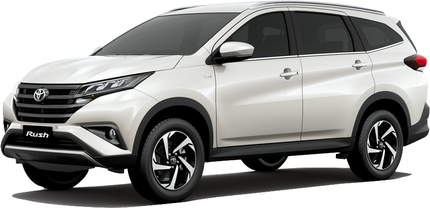 Rush-white - Toyota Rush 2018 Price (1023x465), Png Download