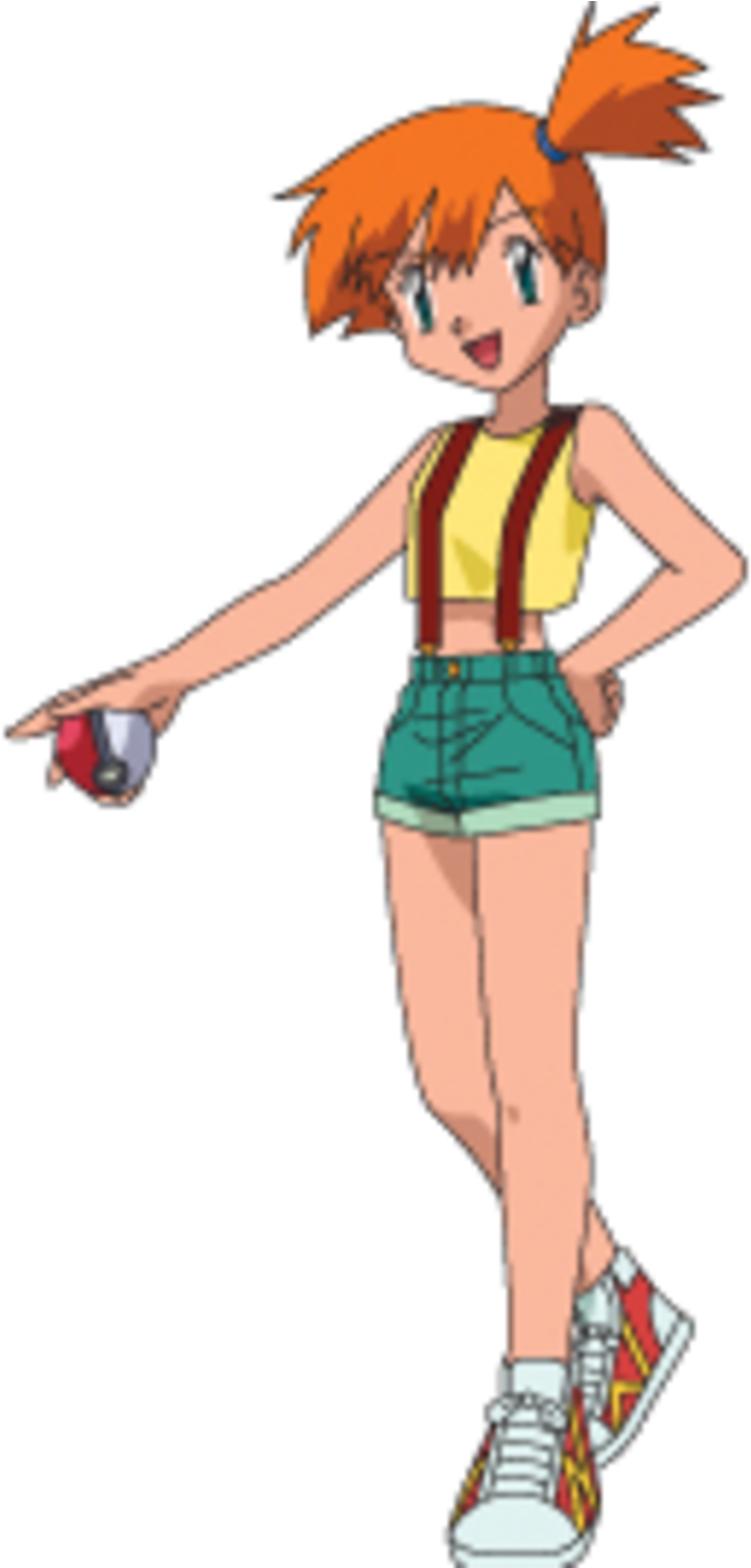Pokemon Misty (760x1567), Png Download