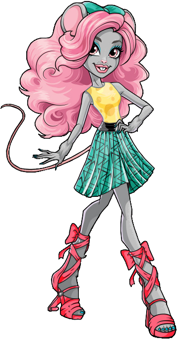 Jimmy Choo Glass Slipper Fan Art Anime Girls - Monster High Boo York Mouse (450x700), Png Download