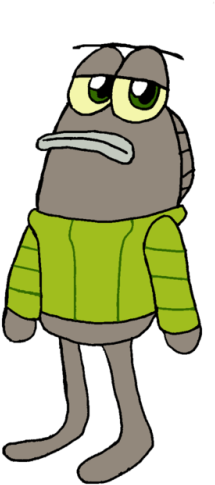 Stripes Clipart Tumblr Transparent - Spongebob Striped Sweater (422x750), Png Download