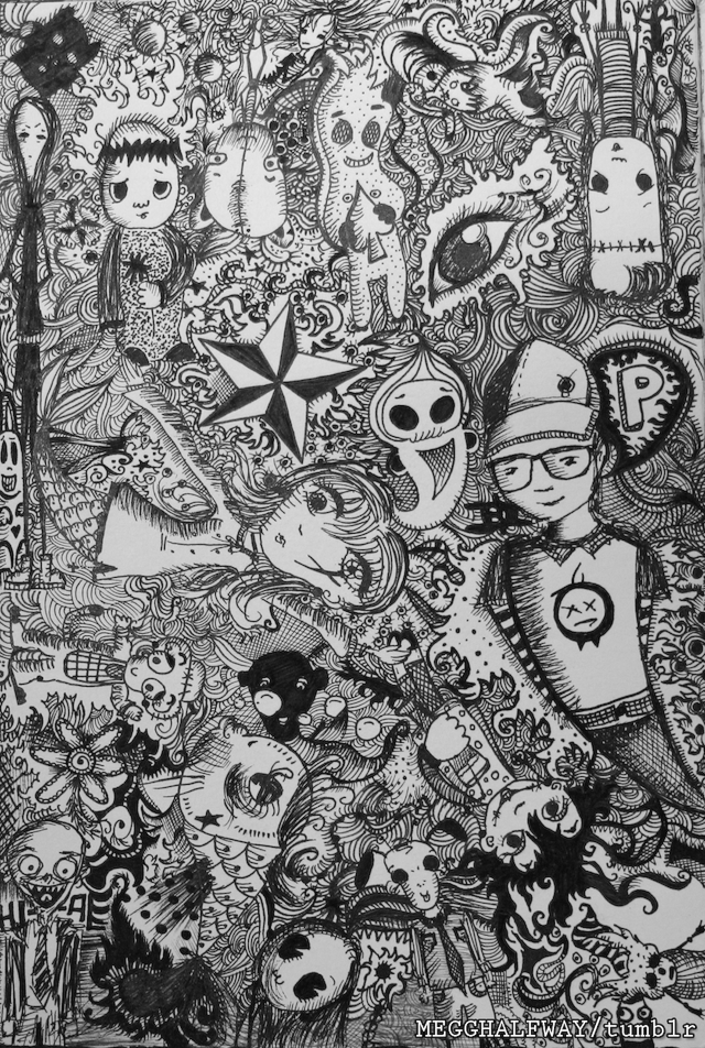 Doodle (640x952), Png Download