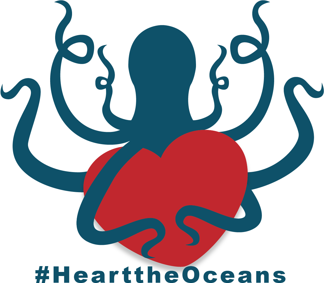 Ocean Clipart Heart - Ocean Conservation Clip Art (1200x1200), Png Download