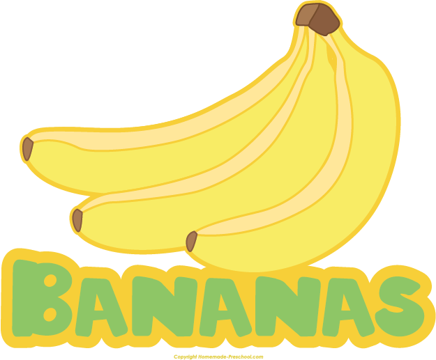 Banana Clipart Name - Saba Banana (625x517), Png Download