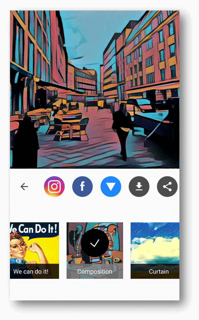 An Easy To Use App With A Simple Interface Prisma Is - Online Advertising (660x1062), Png Download