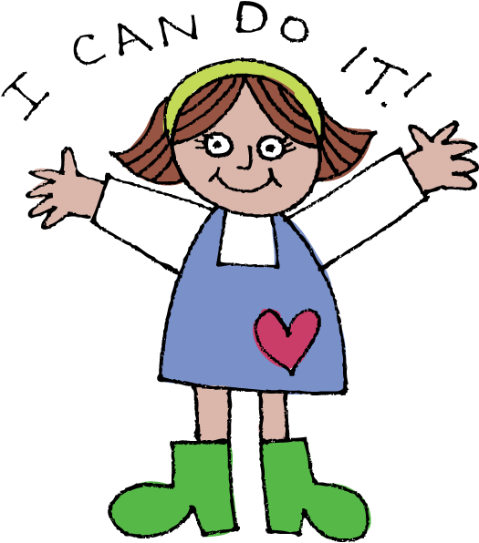 I Can Do It - Positive Discipline Clipart (549x615), Png Download