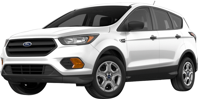 2018 Ford Escape - 2018 Ford Escape S White (750x350), Png Download