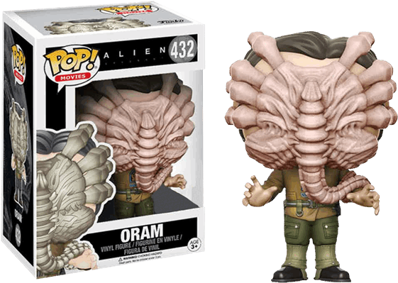 Oram With Facehugger Pop Vinyl Figure - Alien Vs Predator Funko Pop (600x600), Png Download