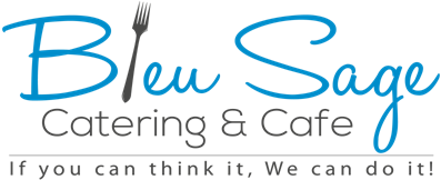 Bleu Sage Cafe And Catering Logo (526x248), Png Download