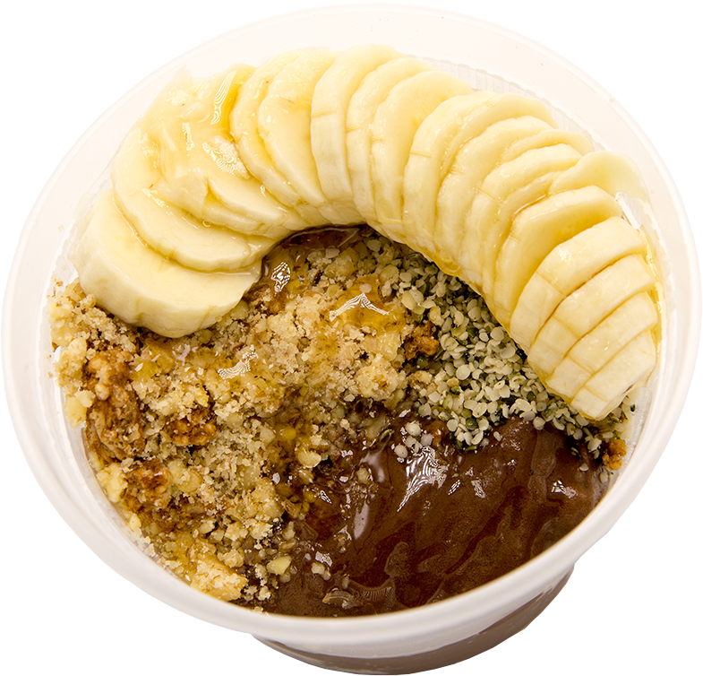 Chocolate Acai Bowl - Taoyuan, Taiwan (863x844), Png Download