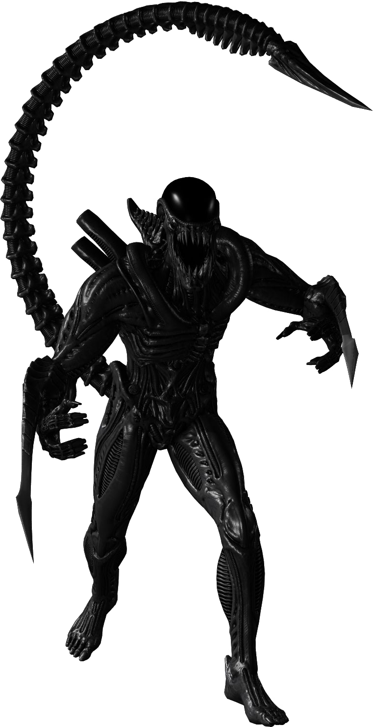 Click Renders For A Higher Resolution Version - Mortal Kombat Alien Png (761x1482), Png Download