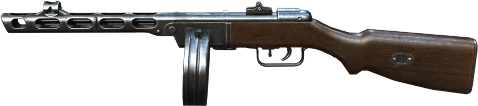 Ppsh-41 - Ppsh 41 Png (1000x360), Png Download