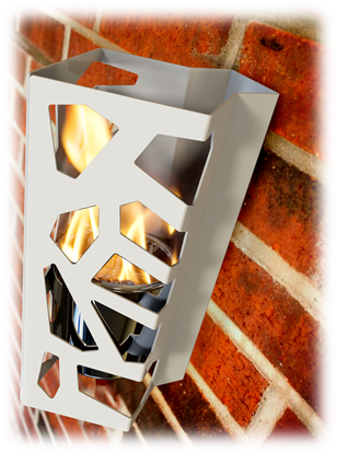 Each Sold Separately, Vibe Ethanol Wall Torch By Decorpro - Decorpro Vibe 1-light Wall Sconce (450x450), Png Download