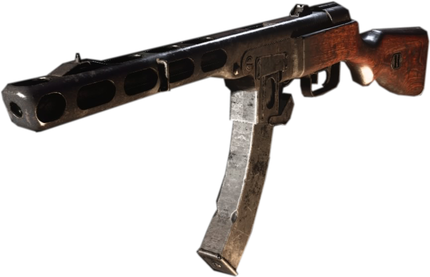 Ppsh 41（二战） - 使命召唤中文维基 - 決勝時刻 - Call Of Duty - Cod攻略资料站 - Call Of Duty (1018x620), Png Download