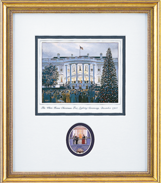 Roll Over Image To Zoom In - White House Christmas Tree Lighting Ceremony December (700x700), Png Download