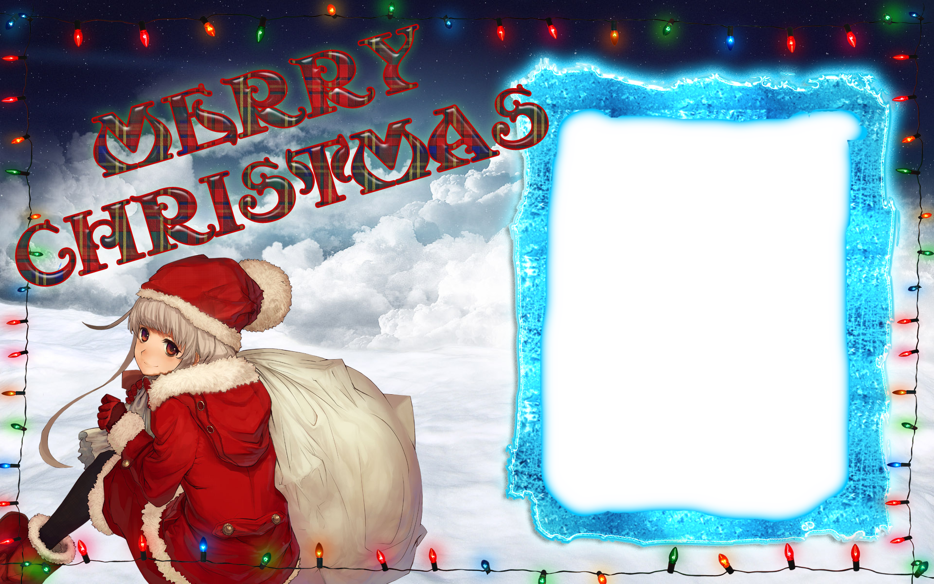 Download Merry Christmas Photo Frame Clipart Picture - Happy Christmas Image Download (900x563), Png Download