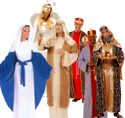 Miss Santa - His Majesty King Melchior Costume (408x383), Png Download