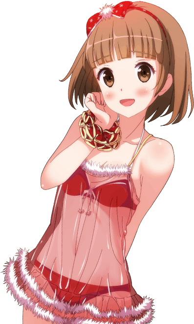 [sr] [passion] (sexy Santa) Hinano Hatoyama - Anime (730x750), Png Download